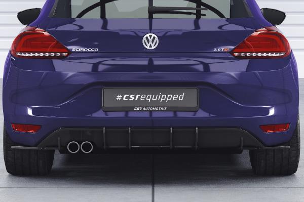 CSR Racing Diffusor | Heckansatz für VW Scirocco 3 HA349-B schwarz matt (Lackierung erforderlich)