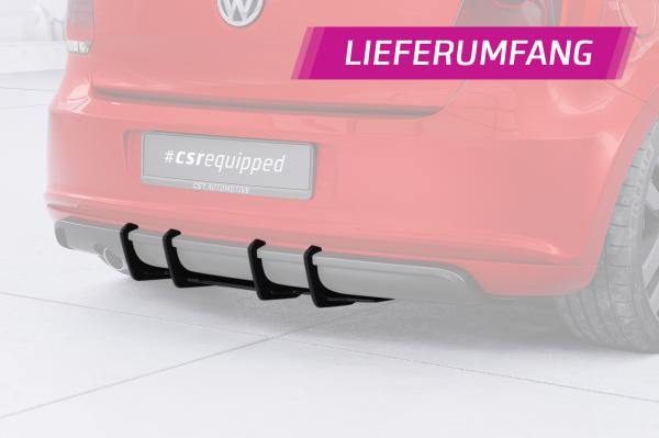 CSR Racing Diffusor | Heckansatz für VW Polo 5 (Typ 6R) R-Line HA350-B Lackierung erforderlich (unlackiert)