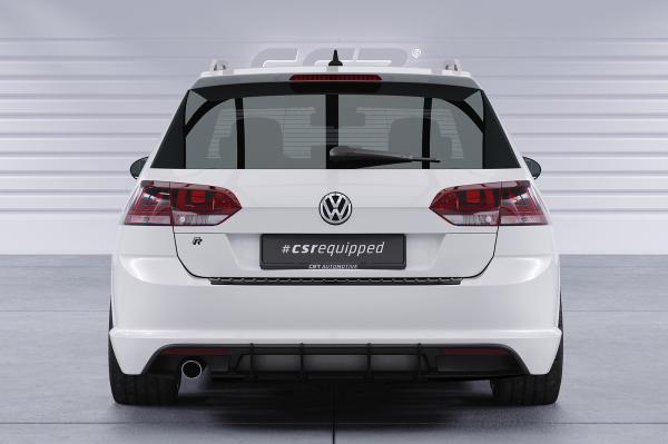 CSR Racing Diffusor | Heckansatz für VW Golf 7 (Typ AU) GTD Variant HA358-L Lackierung erforderlich (schwarz matt)