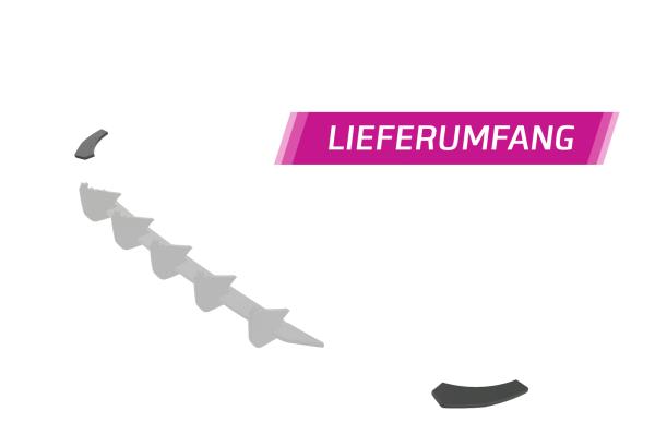 CSR Racing Diffusor | Heckansatz für VW Polo 6 2G (Typ AW) R-Line HA375