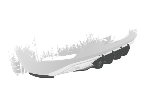 CSR Racing Diffusor | Heckansatz für Seat Leon 4 (Typ KL) HA394 Lackierung erforderlich (unlackiert)