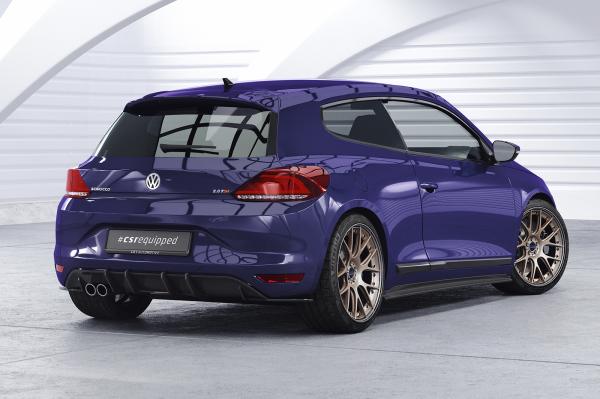 CSR Racing Diffusor | Heckansatz für VW Scirocco 3 HA398 schwarz matt (Lackierung erforderlich)