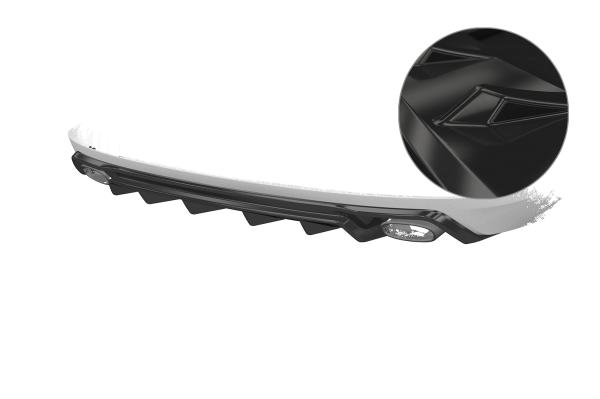 CSR Diffusor | Heckansatz mit ABE für Seat Leon 3 (Typ 5F) Cupra 300 HA406-G Glossy schwarz glänzend (keine Lackierung erforderlich)