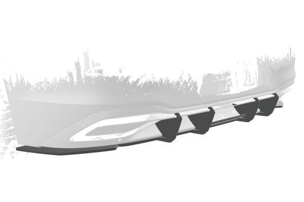 CSR Racing Diffusor | Heckansatz für VW Golf 8 (Typ CD) Life HA410-L Lackierung erforderlich (schwarz matt)