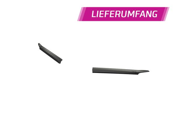 CSR Diffusor | Heckansatz mit ABE für VW Golf 8 (Typ CD) HA414-L Lackierung erforderlich (schwarz matt)