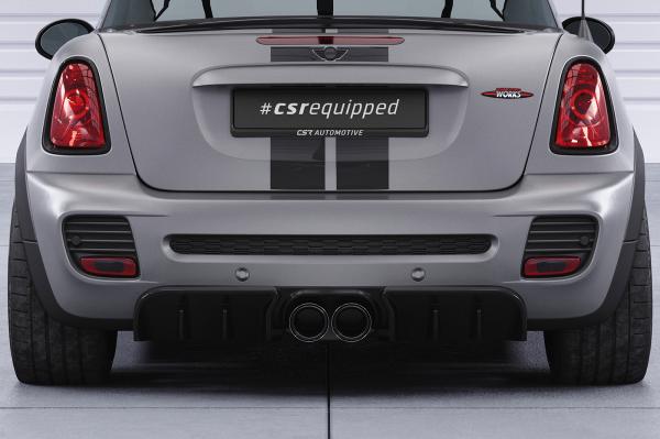 CSR Diffusor | Heckansatz mit ABE für Mini R58 / R59 JCW HA417-L schwarz matt (Lackierung erforderlich)