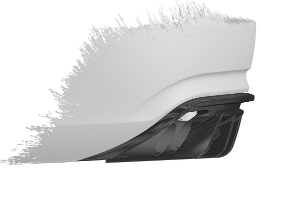 CSR Diffusor | Heckansatz mit ABE für Audi A4 B8 (Typ 8K) HA418-M Carbon Look matt strukturiert (keine Lackierung erforderlich)