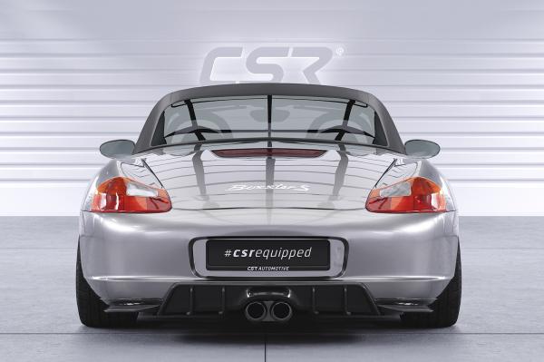 CSR Diffusor | Heckansatz mit ABE für Porsche Boxster 986 HA420-L Lackierung erforderlich (schwarz matt)