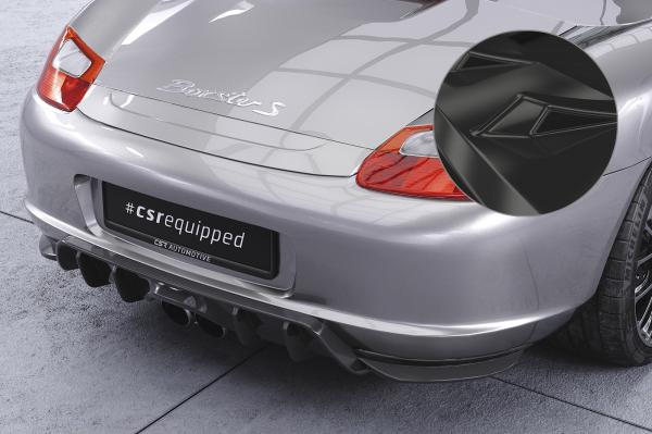 CSR Diffusor | Heckansatz mit ABE für Porsche Boxster 986 HA420-G Glossy schwarz glänzend (keine Lackierung erforderlich)
