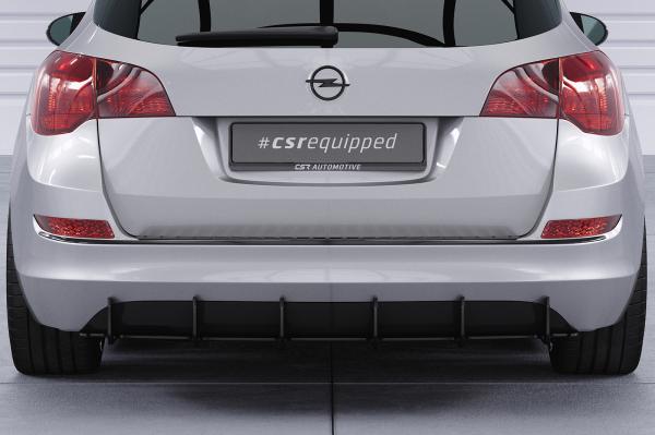 CSR Racing Diffusor | Heckansatz für Opel Astra J Sports Tourer HA425-B schwarz matt (Lackierung erforderlich)