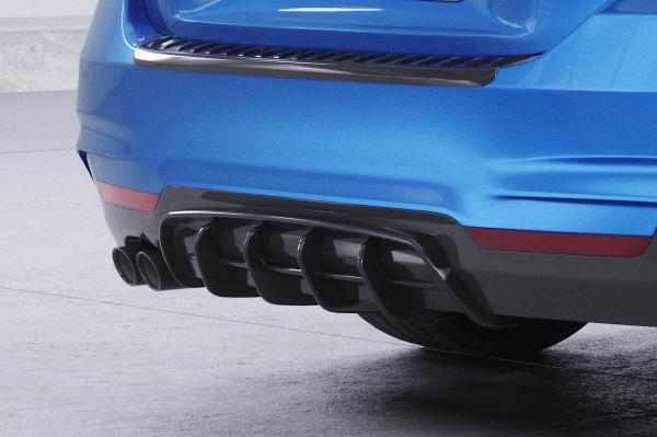 CSR Diffusor | Heckansatz mit ABE für BMW 4er F32 / F33 / F36 HA428-M Carbon Look matt strukturiert (keine Lackierung erforderlich)