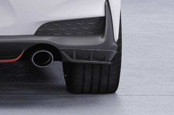 CSR Diffusor | Heckansatz mit ABE für Hyundai I30 (PD) N HA429-L schwarz matt (Lackierung erforderlich)