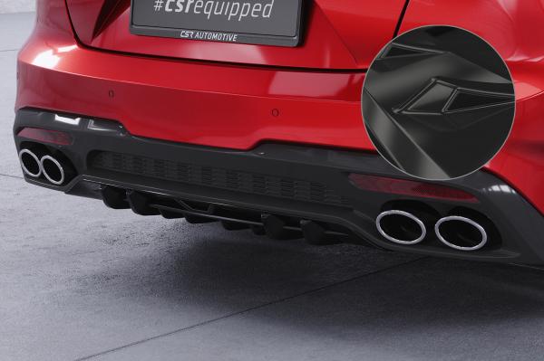 CSR Diffusor | Heckansatz mit ABE für Kia Stinger GT HA430-G Glossy schwarz glänzend (keine Lackierung erforderlich)