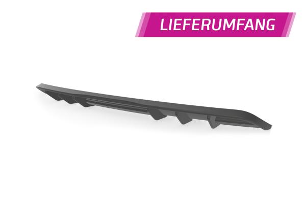 CSR Diffusor | Heckansatz mit ABE für Seat Leon 3 (Typ 5F) HA431-L Lackierung erforderlich (schwarz matt)