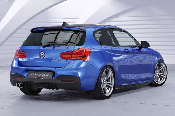 CSR Diffusor | Heckansatz mit ABE für BMW 1er F20 / F21 M-Paket HA432-S schwarz matt strukturiert (keine Lackierung erforderlich)