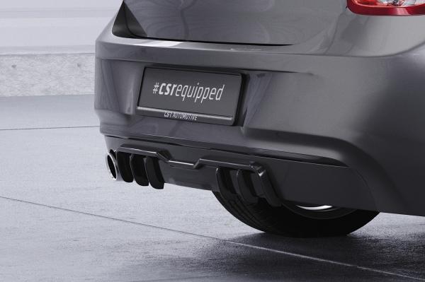 CSR Diffusor | Heckansatz mit ABE für BMW 1er F20 / F21 HA433-L schwarz matt (Lackierung erforderlich)