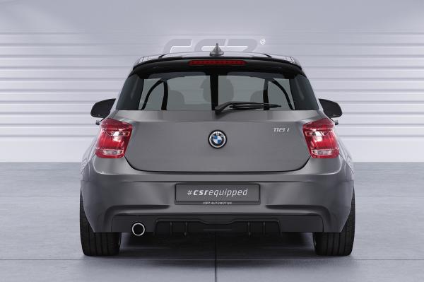 CSR Diffusor | Heckansatz mit ABE für BMW 1er F20 / F21 HA433-L schwarz matt (Lackierung erforderlich)
