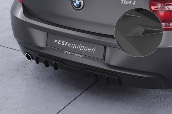 CSR Diffusor | Heckansatz mit ABE für BMW 1er F20 / F21 HA433-L schwarz matt (Lackierung erforderlich)