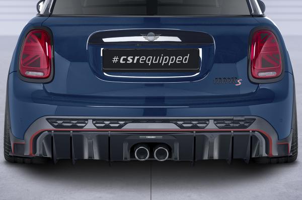 CSR Racing Diffusor | Heckansatz für Mini F55 JCW-Trim HA434-B schwarz matt (Lackierung erforderlich)