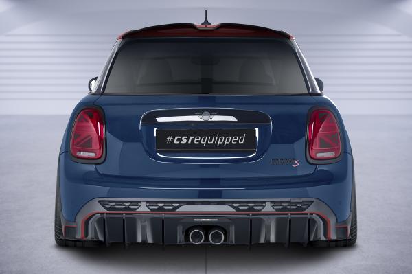 CSR Racing Diffusor | Heckansatz für Mini F55 JCW-Trim HA434-B schwarz matt (Lackierung erforderlich)