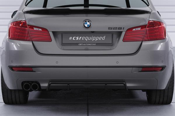 CSR Diffusor | Heckansatz mit ABE für BMW 5er F11 HA436-S schwarz matt strukturiert (keine Lackierung erforderlich)