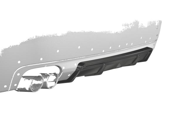 CSR Diffusor | Heckansatz mit ABE für BMW 5er F11 HA436-S schwarz matt strukturiert (keine Lackierung erforderlich)