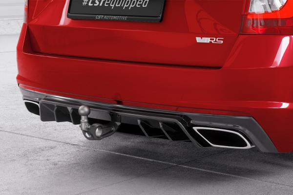 CSR Diffusor | Heckansatz mit ABE für Skoda Octavia 3 Typ 5E RS HA437-C Carbon Look Hochglanz (keine Lackierung erforderlich)