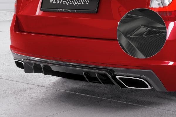 CSR Diffusor | Heckansatz mit ABE für Skoda Octavia 3 Typ 5E RS HA437-C Carbon Look Hochglanz (keine Lackierung erforderlich)