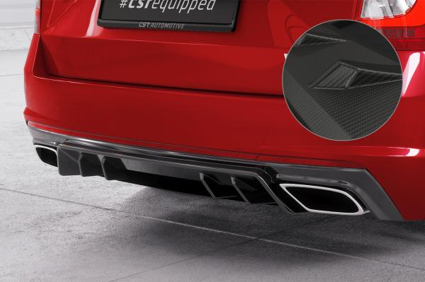 CSR Diffusor | Heckansatz mit ABE für Skoda Octavia 3 Typ 5E RS HA437-M Carbon Look matt strukturiert (keine Lackierung erforderlich)