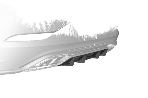 CSR Diffusor | Heckansatz mit ABE für VW Polo 6 2G (Typ AW) R-Line HA440-K Kupfer matt (keine Lackierung erforderlich)