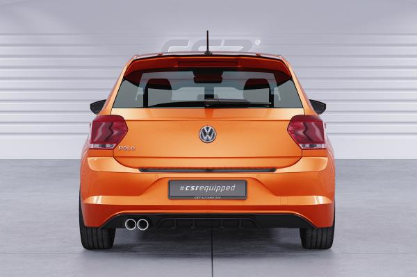 CSR Diffusor | Heckansatz mit ABE für VW Polo 6 2G (Typ AW) GTI HA442-L schwarz matt (Lackierung erforderlich)