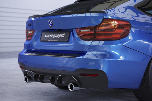 CSR Diffusor | Heckansatz mit ABE für BMW 3er F34 HA444-G Glossy schwarz glänzend (keine Lackierung erforderlich)