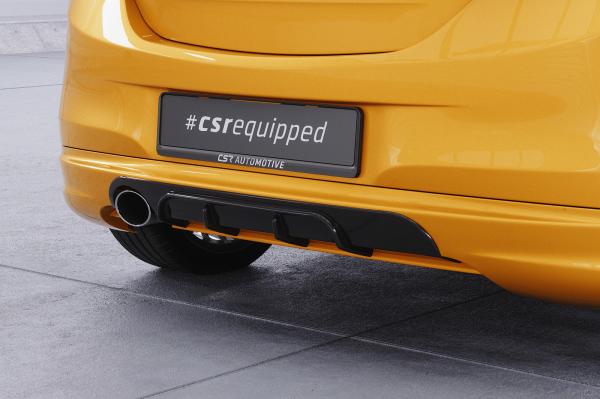 CSR Diffusor | Heckansatz mit ABE für Opel Corsa E GSI HA446-L schwarz matt (Lackierung erforderlich)