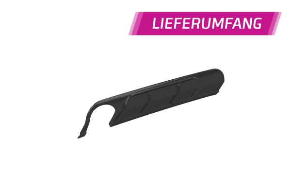 CSR Diffusor | Heckansatz mit ABE für Opel Corsa E GSI HA446-L schwarz matt (Lackierung erforderlich)