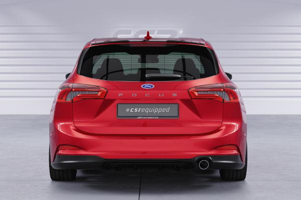 CSR Diffusor | Heckansatz mit ABE für Ford Focus MK4 Turnier HA450-L schwarz matt (Lackierung erforderlich)