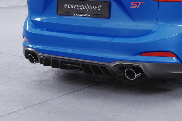CSR Diffusor | Heckansatz mit ABE für Ford Focus MK4 Turnier HA451-L schwarz matt (Lackierung erforderlich)