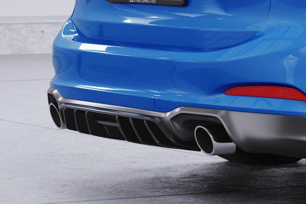 CSR Diffusor | Heckansatz mit ABE für Ford Focus MK4 Turnier HA451-L schwarz matt (Lackierung erforderlich)