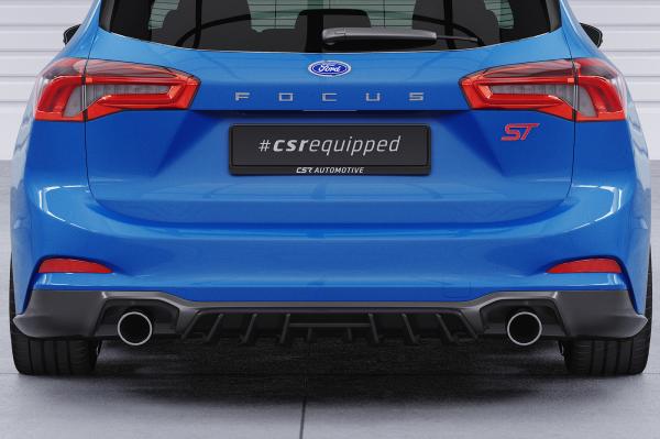 CSR Diffusor | Heckansatz mit ABE für Ford Focus MK4 Turnier HA451-L schwarz matt (Lackierung erforderlich)