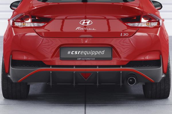 CSR Racing Diffusor | Heckansatz für Hyundai I30 (PD) Fastback N HA452-L schwarz matt (Lackierung erforderlich)