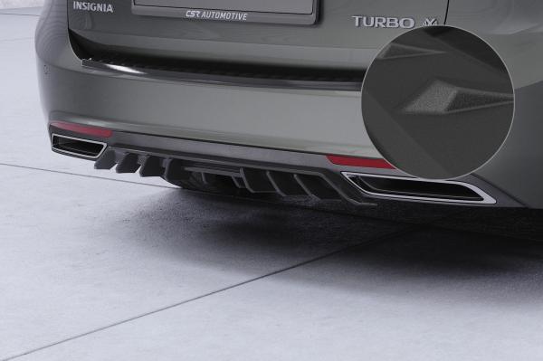 CSR Diffusor | Heckansatz mit ABE für Opel Insignia B Sports Tourer HA455-S schwarz matt strukturiert (keine Lackierung erforderlich)