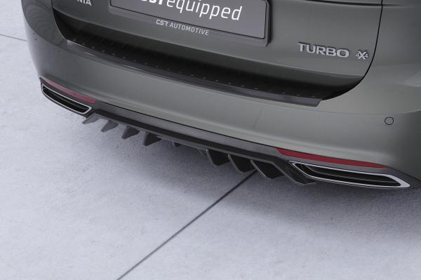 CSR Diffusor | Heckansatz mit ABE für Opel Insignia B Sports Tourer HA455-L schwarz matt (Lackierung erforderlich)