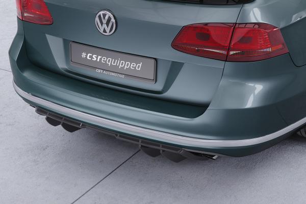 CSR Diffusor | Heckansatz mit ABE für VW Passat B7 (Typ 3C) Variant HA460-L schwarz matt (Lackierung erforderlich)