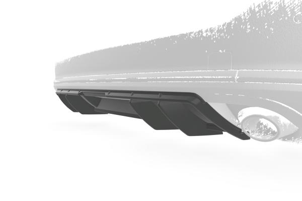 CSR Diffusor | Heckansatz mit ABE für VW Passat B7 (Typ 3C) Variant HA460-L schwarz matt (Lackierung erforderlich)