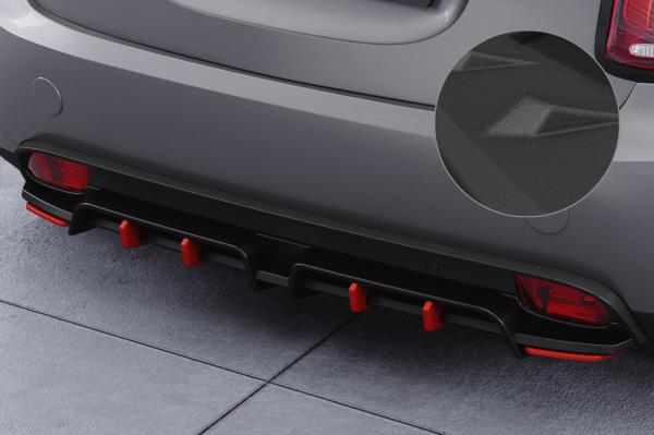 CSR Diffusor | Heckansatz mit ABE für Mini F56 Cooper SE HA463-S schwarz matt strukturiert (keine Lackierung erforderlich)