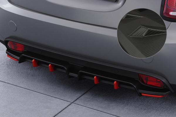 CSR Diffusor | Heckansatz mit ABE für Mini F56 Cooper SE HA463-M Carbon Look matt strukturiert (keine Lackierung erforderlich)