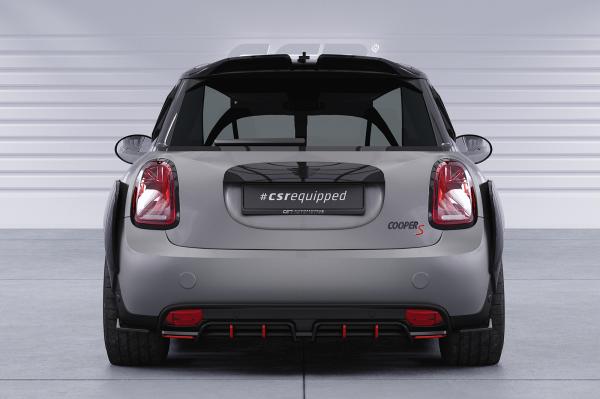 CSR Racing Diffusor | Heckansatz für Mini F56 Cooper SE HA464-L schwarz matt (Lackierung erforderlich)