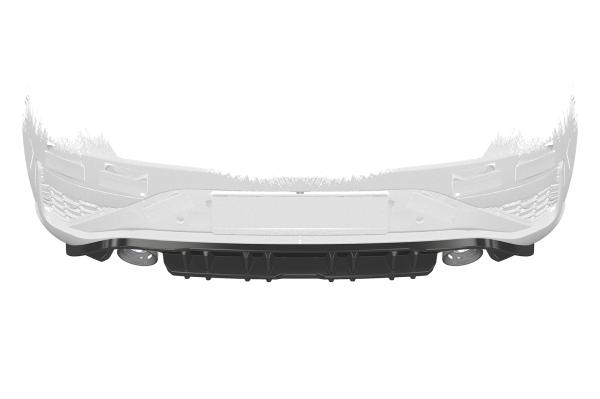 CSR Diffusor | Heckansatz mit ABE für Hyundai I30 (PD) N HA465-L Lackierung erforderlich (unlackiert)