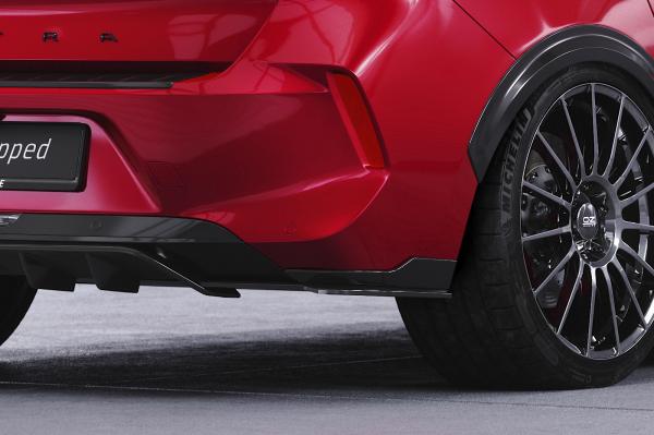 CSR Diffusor | Heckansatz mit ABE für Opel Astra L Schrägheck HA466-S Strukturiert schwarz matt (keine Lackierung erforderlich)