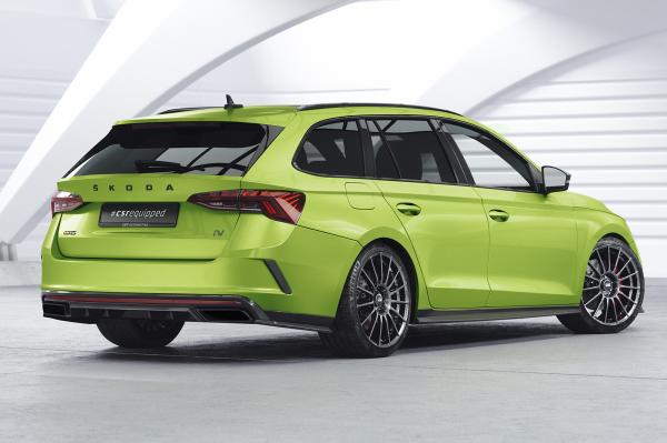 CSR Diffusor | Heckansatz mit ABE für Skoda Octavia 4 RS und RS Plus HA476-G Glossy schwarz Hochglanz (keine Lackierung erforderlich)