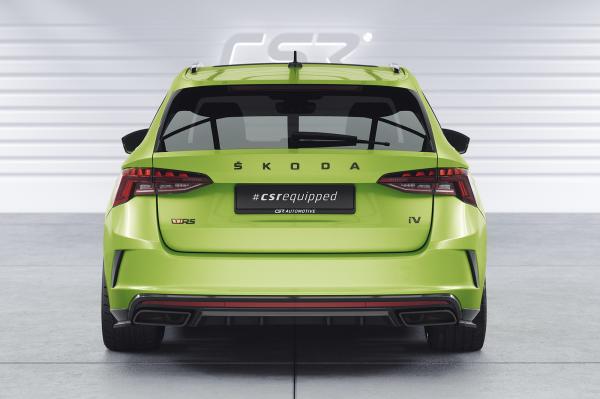 CSR Diffusor | Heckansatz mit ABE für Skoda Octavia 4 RS und RS Plus HA476-G Glossy schwarz Hochglanz (keine Lackierung erforderlich)